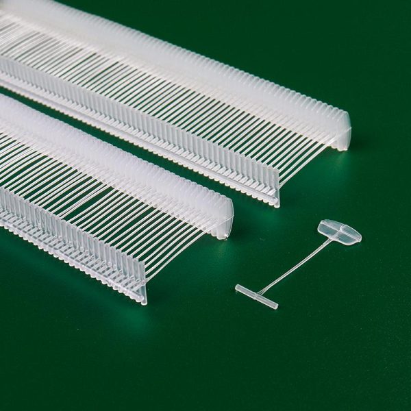 Agatatori subtiri plastic / nylon / nailon - pentru etichete - 65mm - 5000 buc