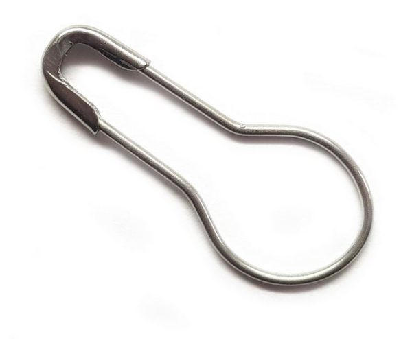 Ace de siguranta argintii in forma de para - 22mm - 1000 buc
