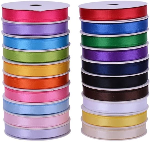 Panglică colorata din Satin - Saten dublu satinata